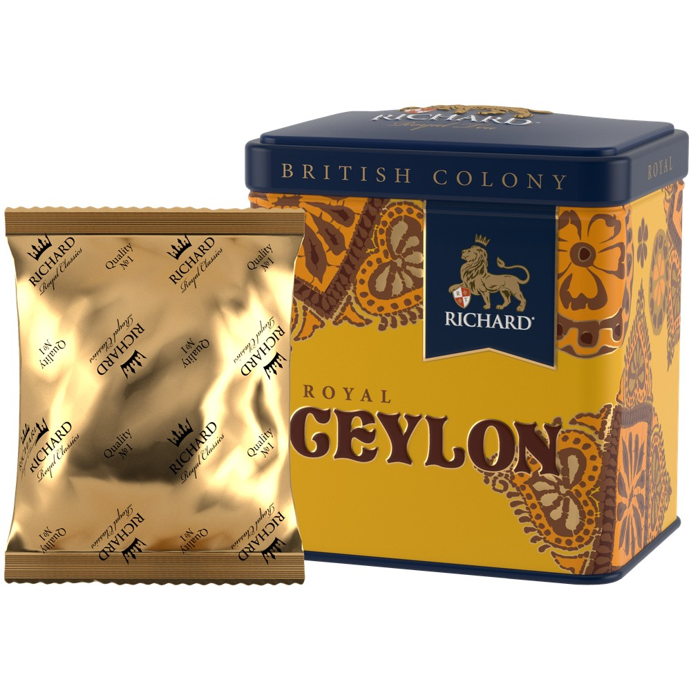 Royal Tea From Around The World, Ceylon, loose leaf black tea 50g, tin