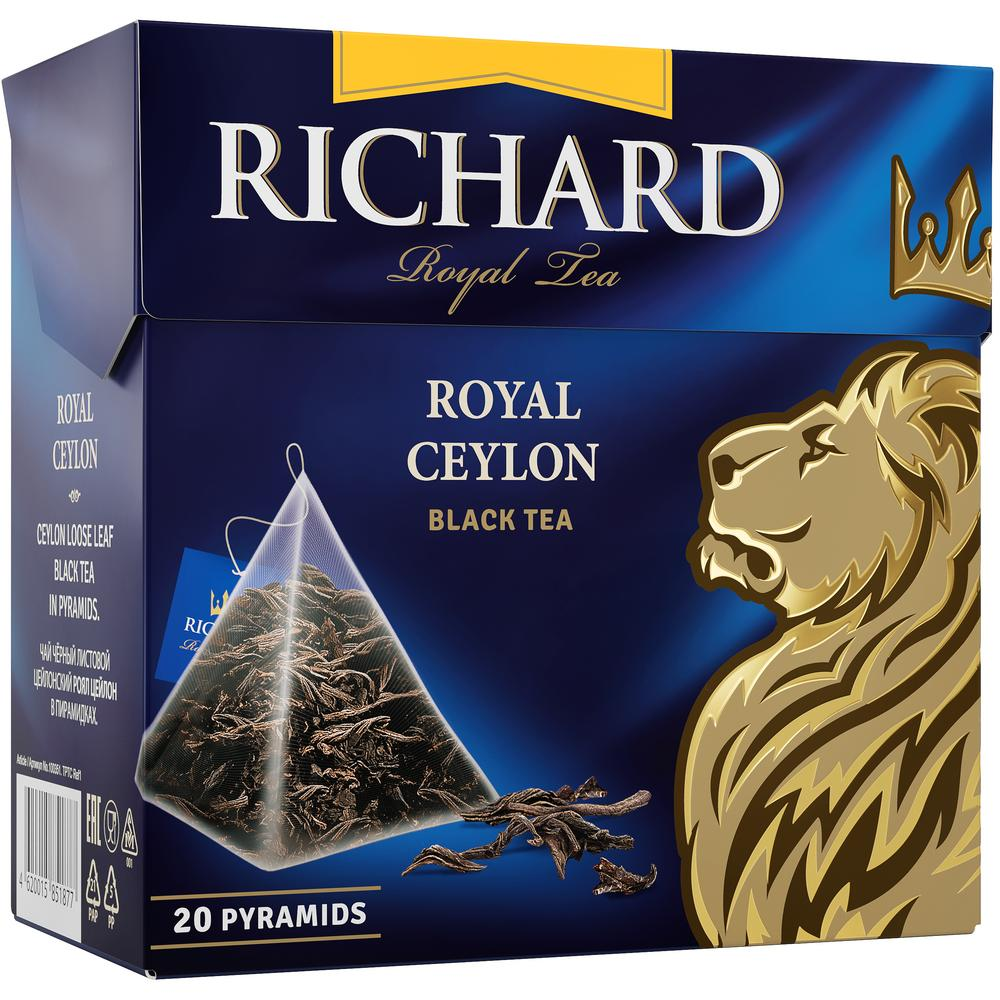 Royal Ceylon, black tea in pyramids, 20х1,7g
