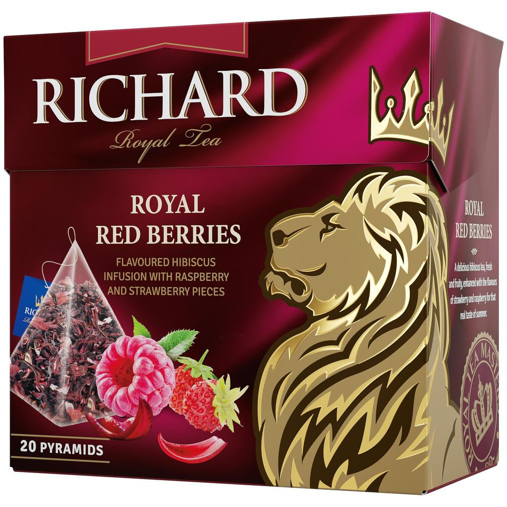 Royal Red Berries, fruit-herbal tea in pyramids, 20х1,7g