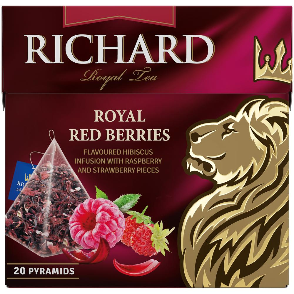 Royal Red Berries, fruit-herbal tea in pyramids, 20х1,7g
