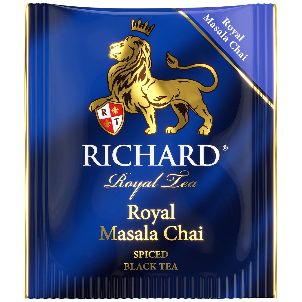Royal Masala Chai, flavoured black tea in sachets, 25х2g