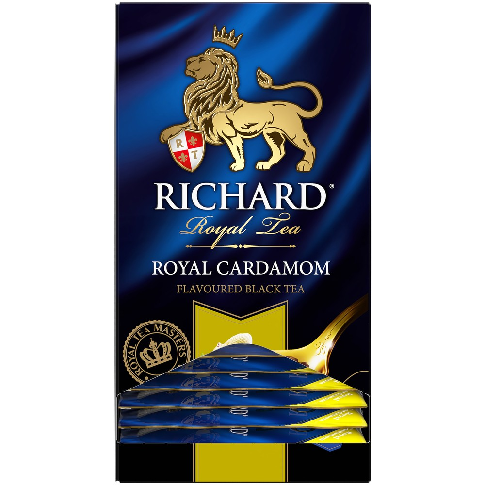Royal Cardamom, flavoured black tea in sachets 25х2g