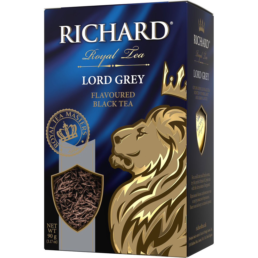 Lord Grey, flavoured loose leaf black tea, 90g