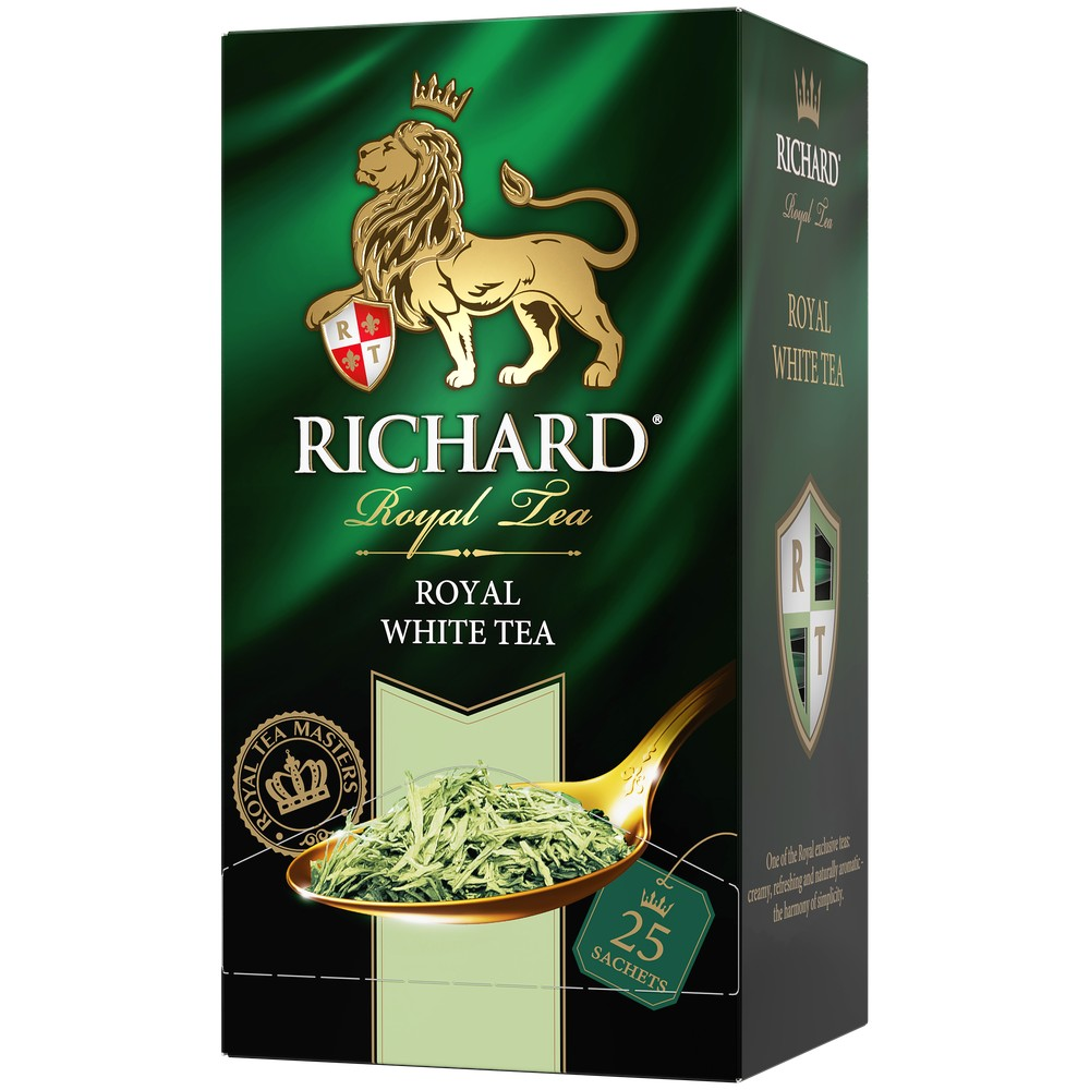 Royal White Tea, white tea in sachets, 25х1,5g