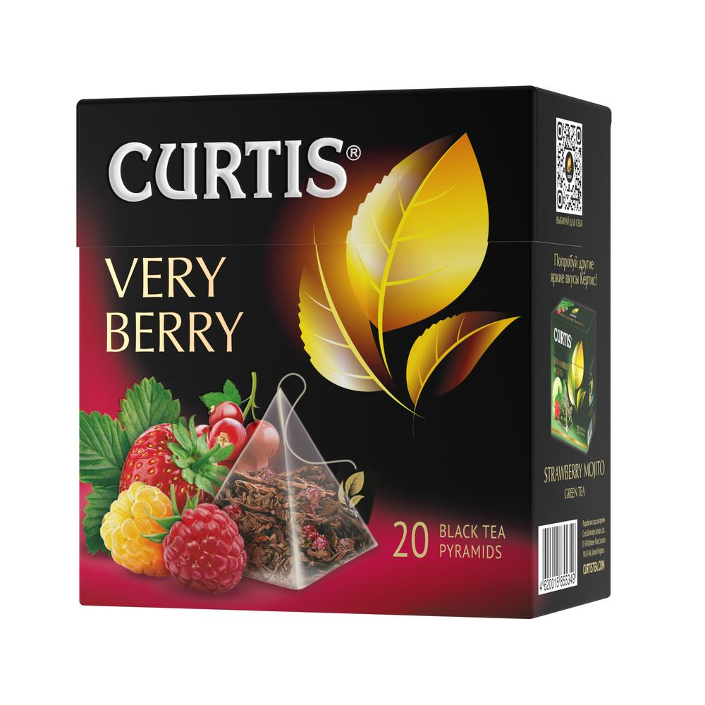 Very Berry, flavored black tea in pyramids 20 х 1,7g (Pack of 4)