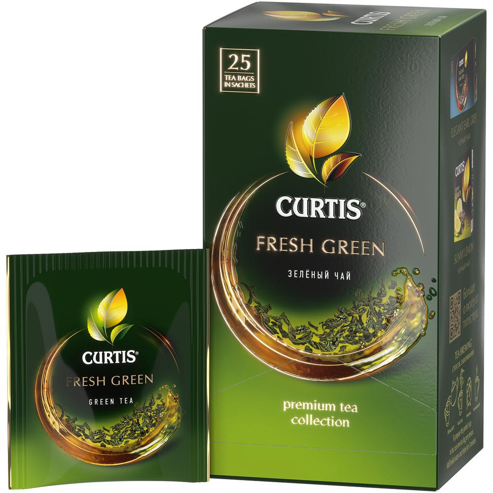 Fresh Green, green tea in envelopes 25х1.7 g