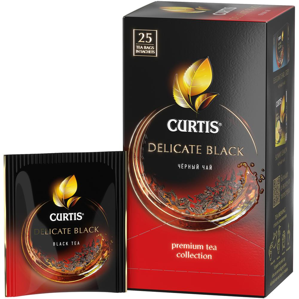 Delicate Black, black tea in envelopes 25х1.7 g