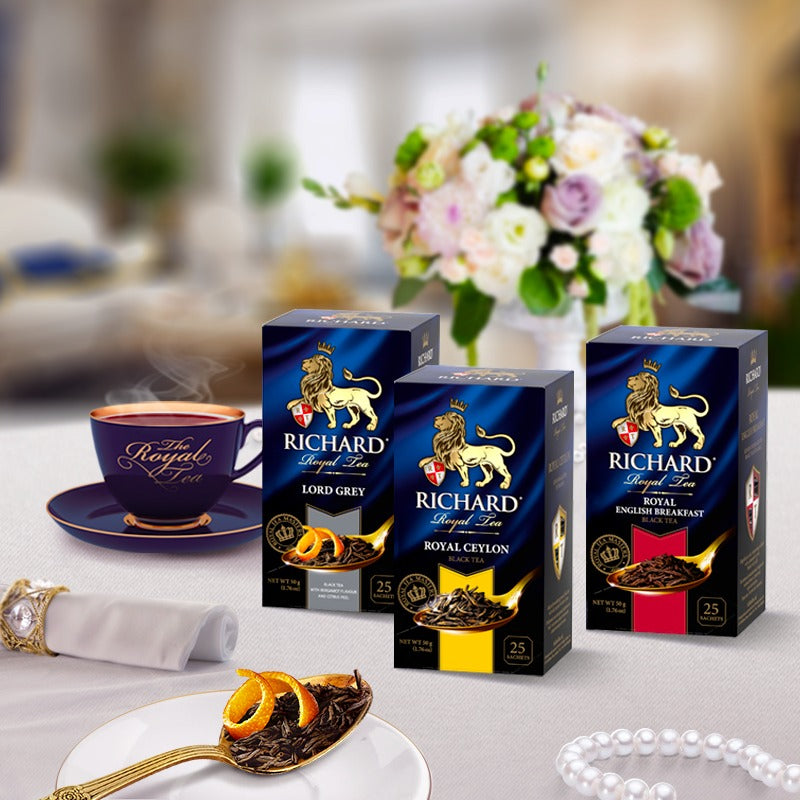 Richard  Royal Tea Classic Black Tea Collection Set 3x25 teabags