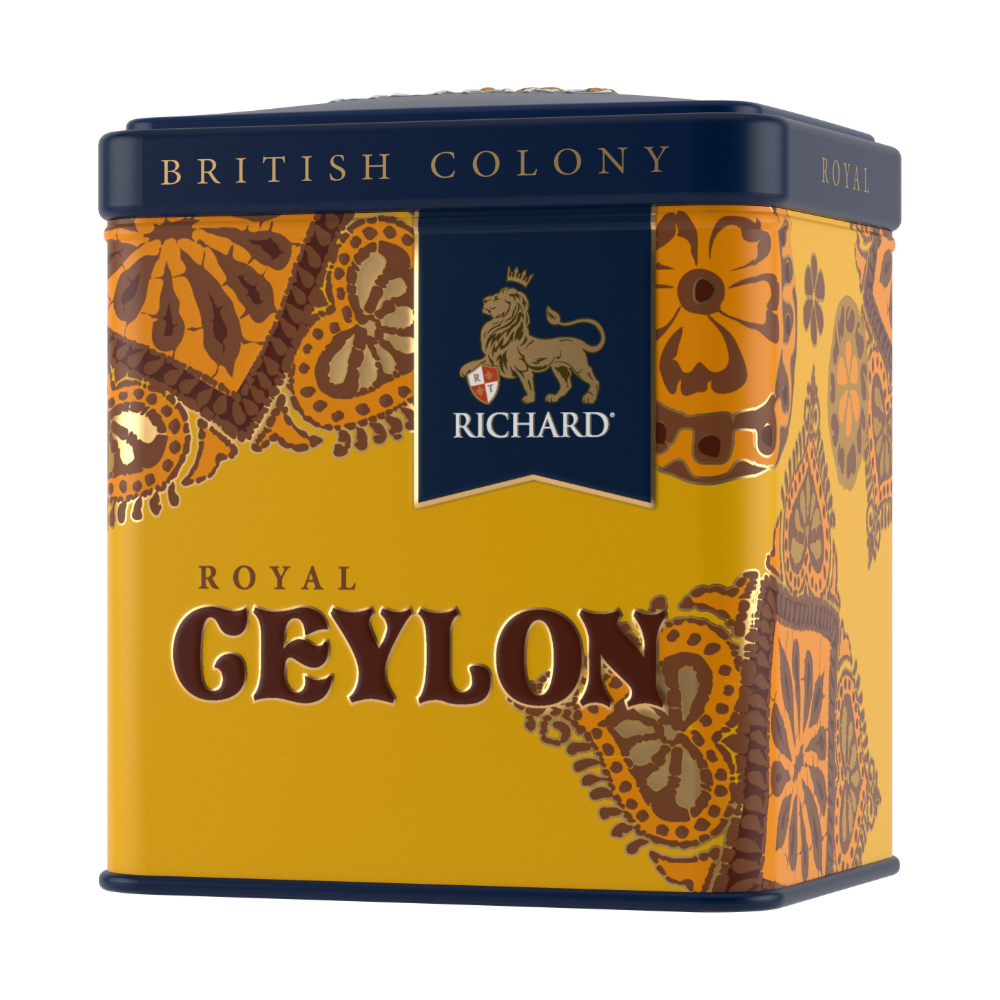 Royal Tea From Around The World, Ceylon, loose leaf black tea 50g, tin