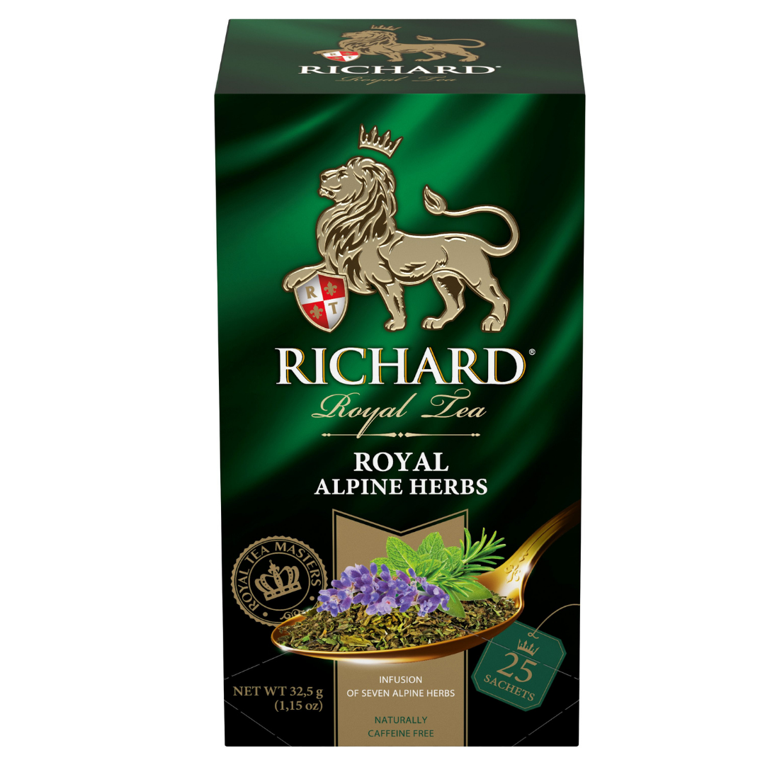 Royal Alpine Herbs, herbal infusion in sachets, 32.5 g